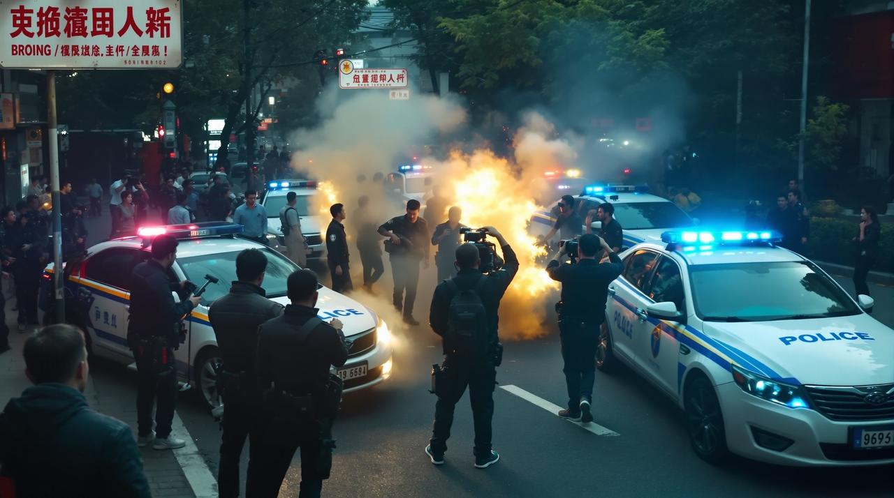 51每日 - 某剧组在拍摄地发生冲突，警方介入调查